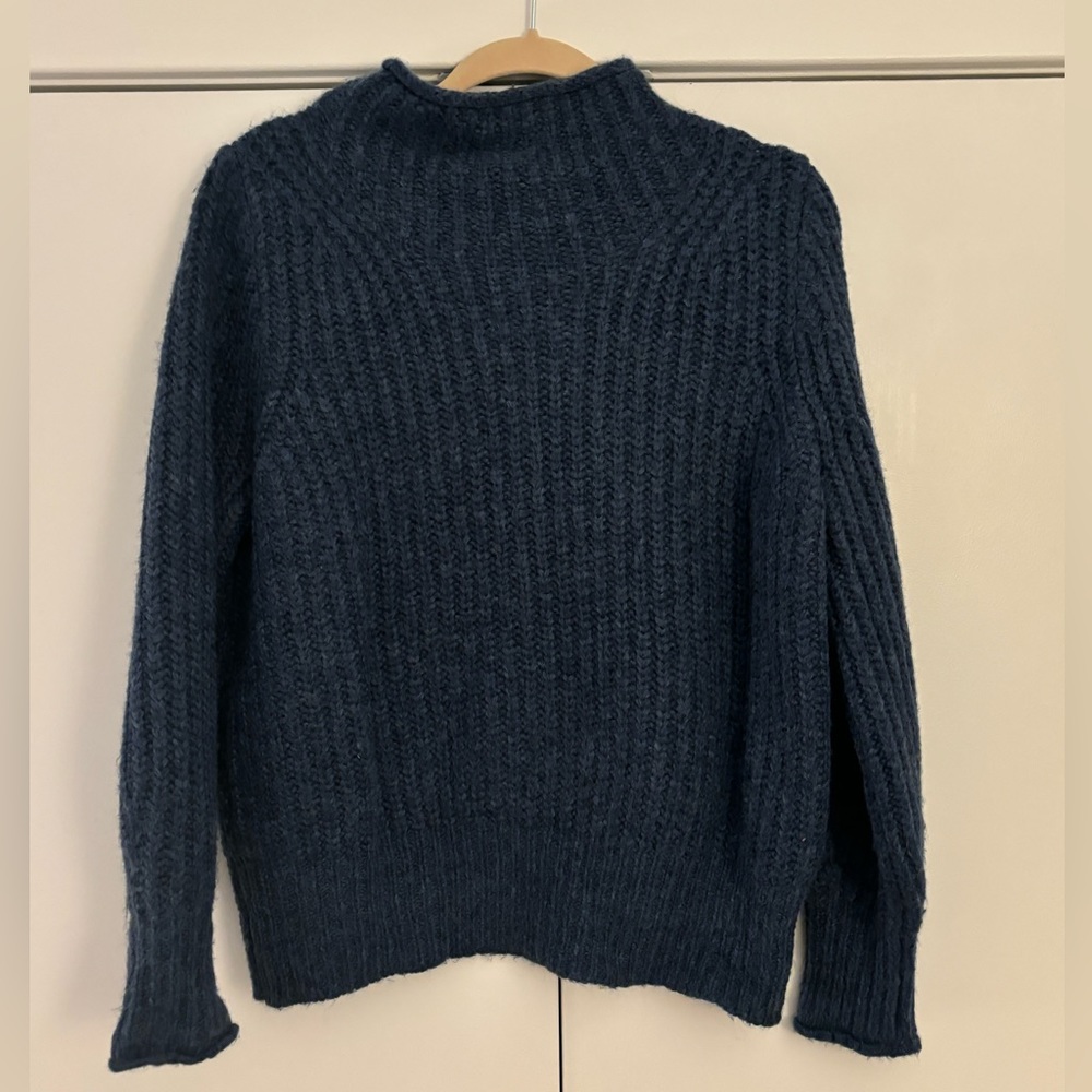 Madewell Blue Wool Sweater